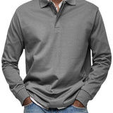 Varel | Casual Poloshirt košulja sa dugim rukavima