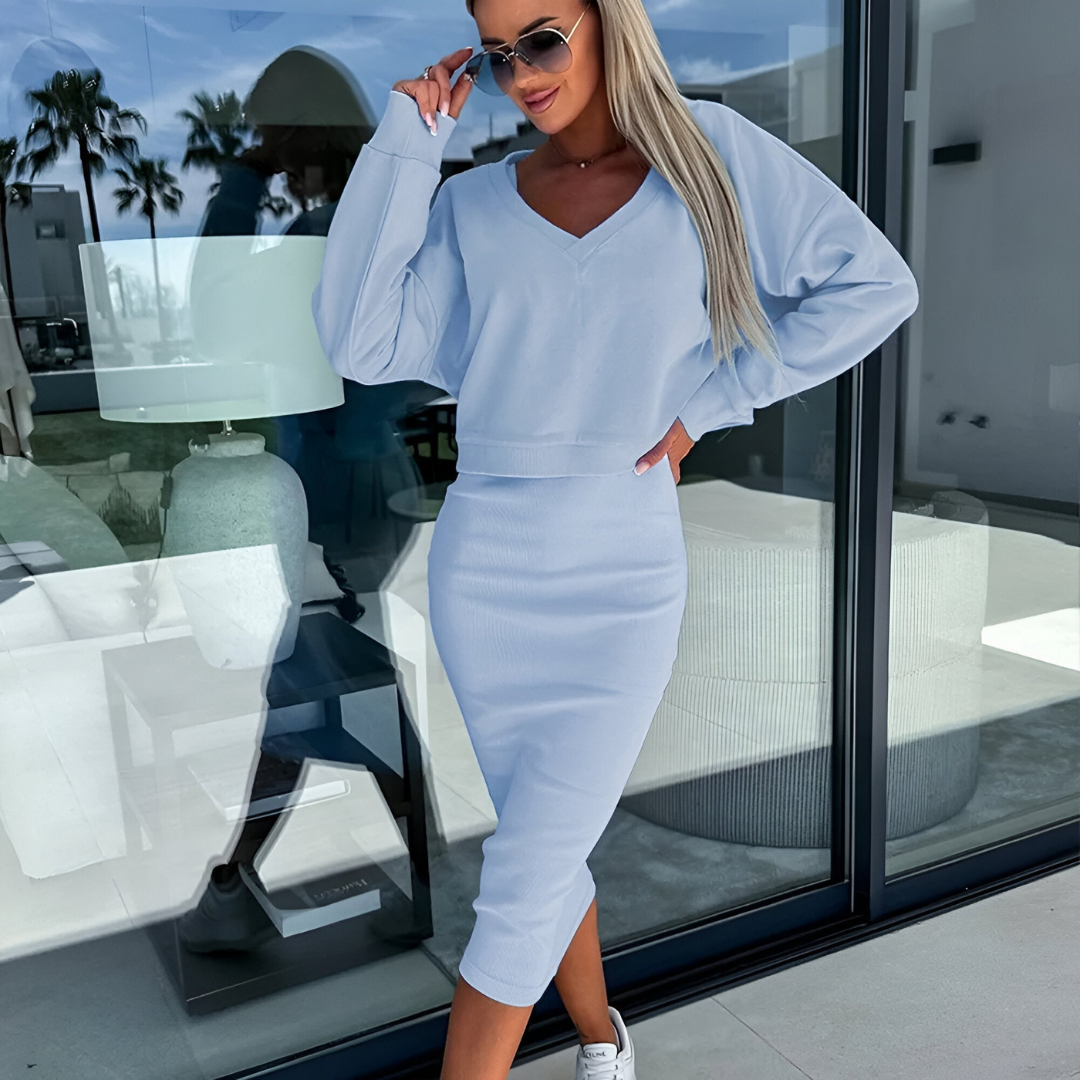 EDITH | KOMPLET BLUZA I HALJINA