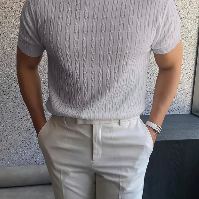 Tomas | Elegantni pleteni pulover