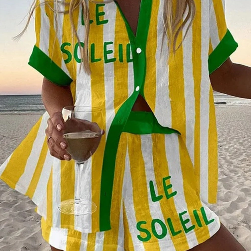 Jorelle™ | Kratki lagani ženski komplet za leto