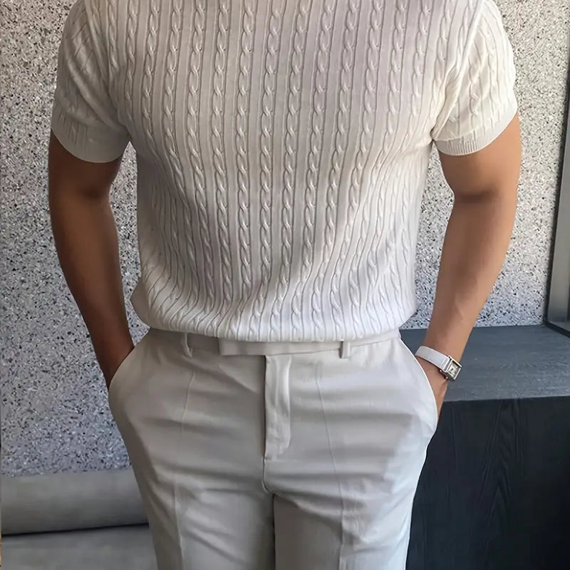 Tomas | Elegantni pleteni pulover