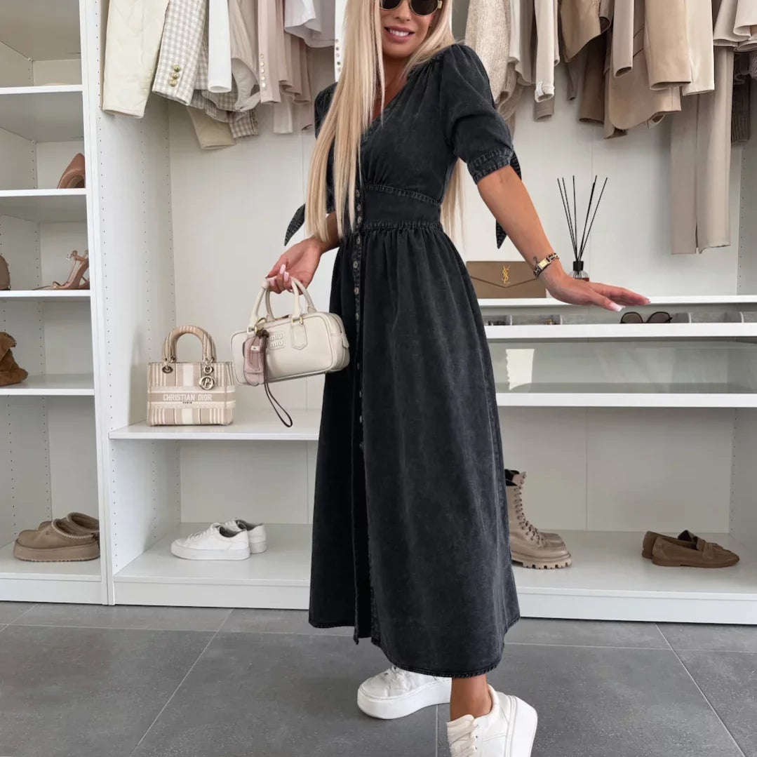 Ivanka | Sjajna traper haljina