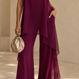 Viola | Elegantan Halter Komplet sa Pantalonama za Žene